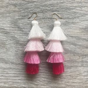 Bauble Bar Ombré Tassel Earrings